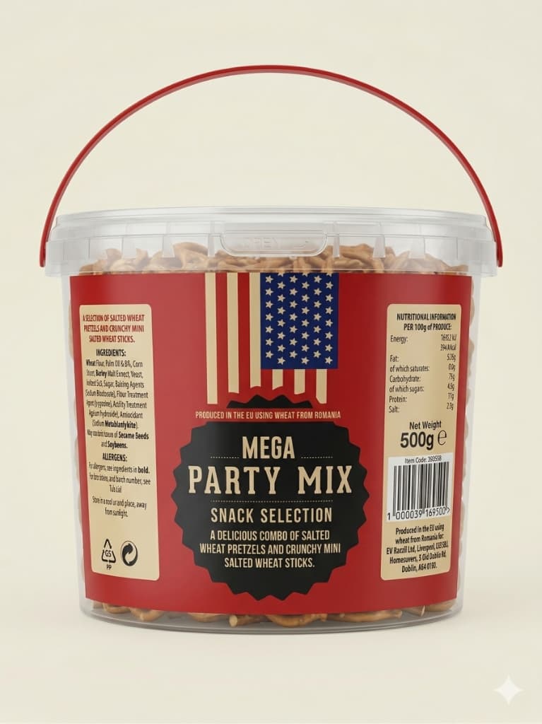 Mega Party Mix Snack Selection